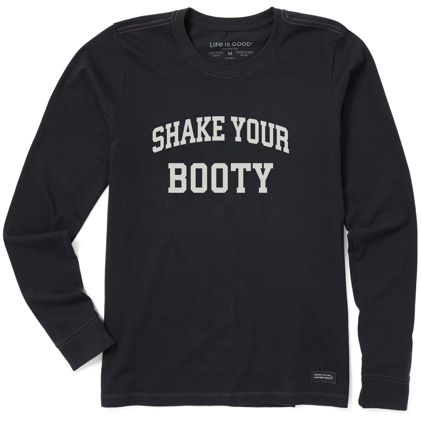 Women's Shake Your Booty Arch Long Sleeve Crusher Tee