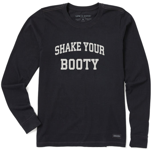Women's Shake Your Booty Arch Long Sleeve Crusher Tee