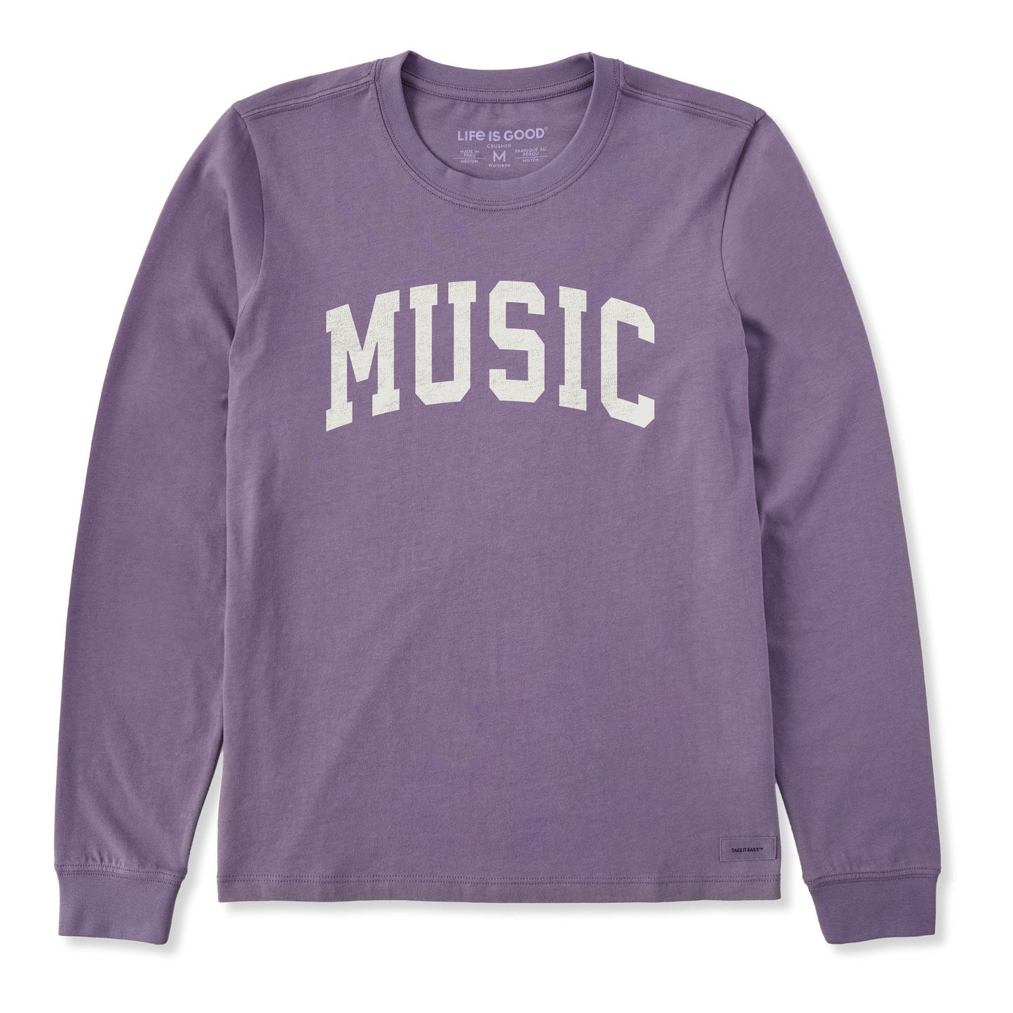 Women's Music Arch Long Sleeve Crusher Tee