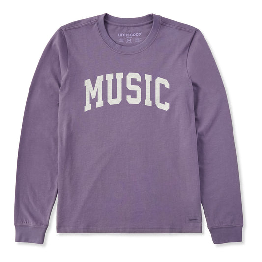 Women's Music Arch Long Sleeve Crusher Tee