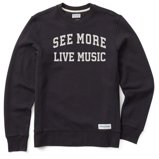 Men's See More Live Music Arch Simply True Fleece Crew
