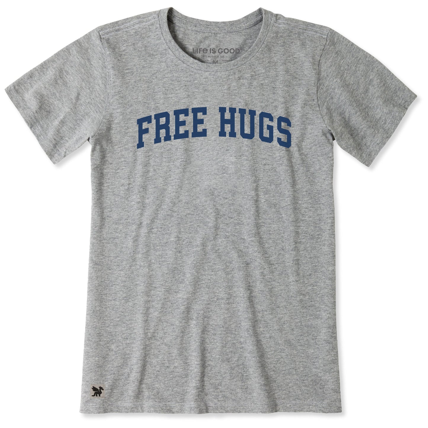 Women's Free Hugs Arch Short Sleeve Crusher Tee
