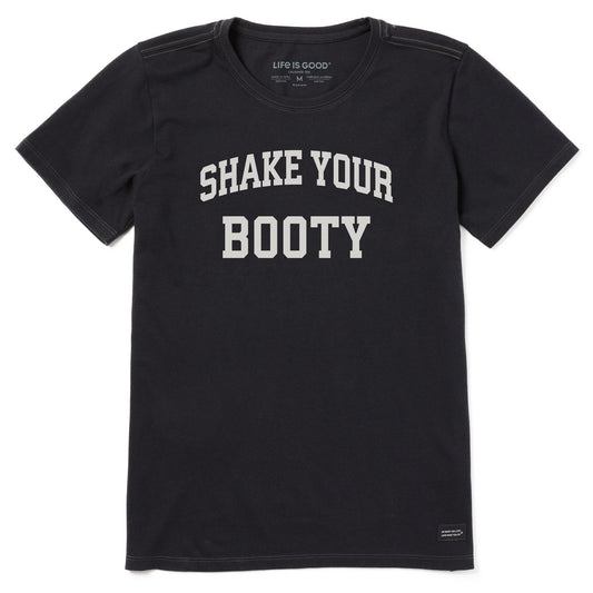 Women's Shake Your Booty Arch Short Sleeve Crusher Tee