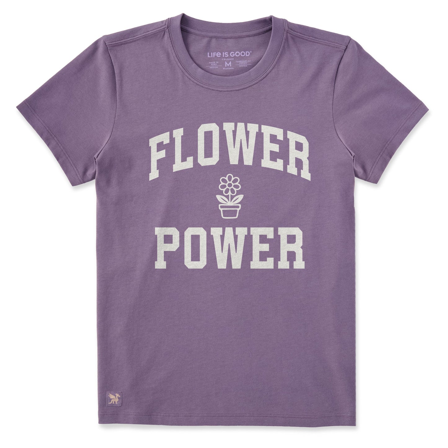 Women's Flower Power Arch Short Sleeve Crusher Tee