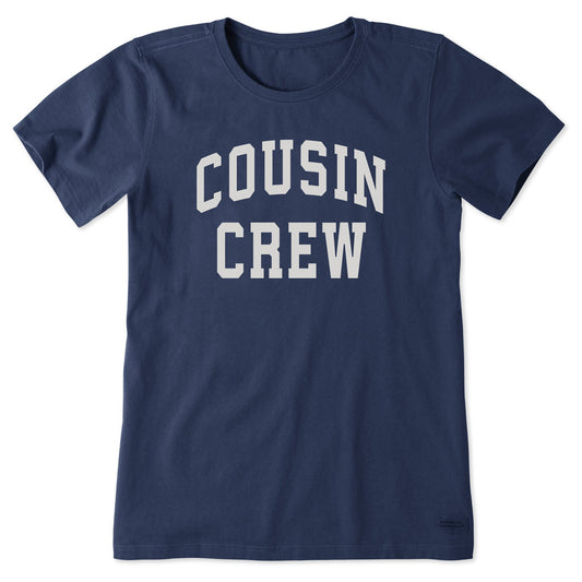 Women's Cousin Crew Arch Short Sleeve Crusher Tee