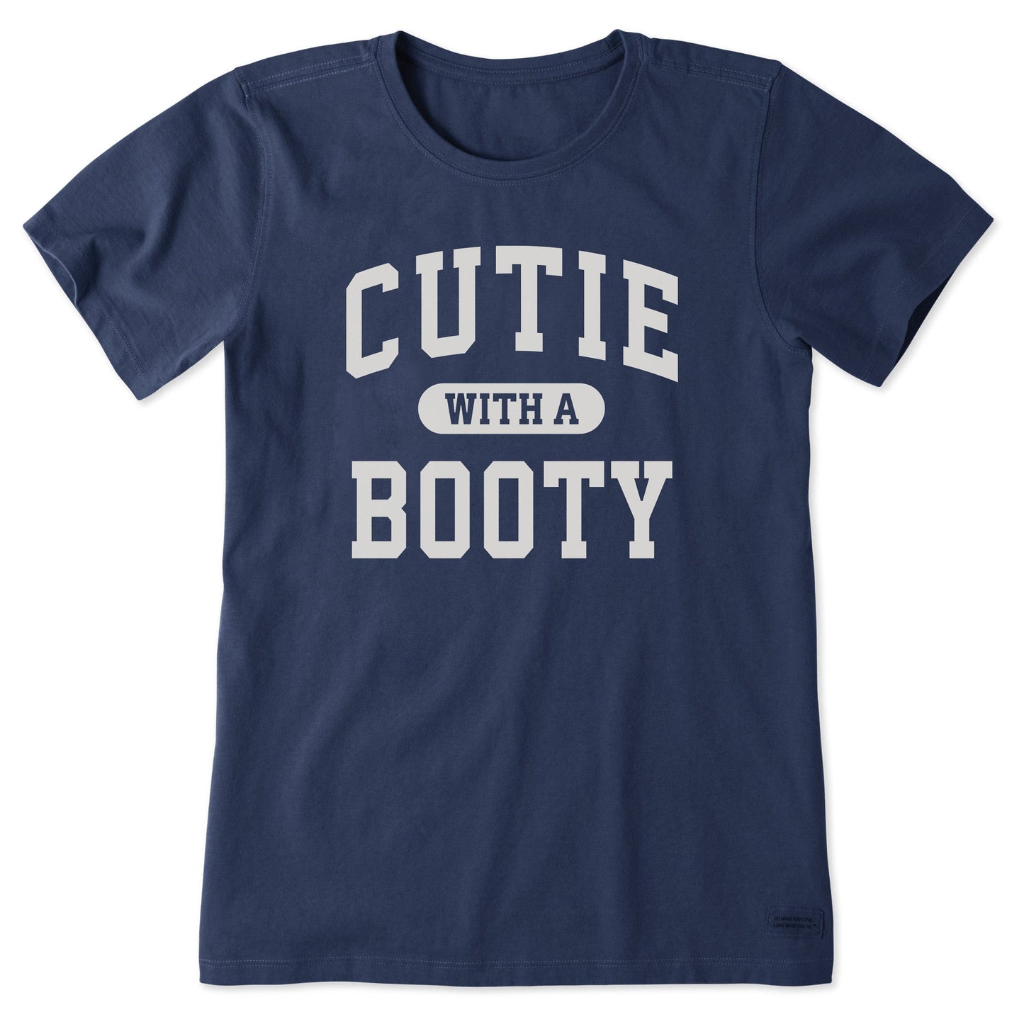 Women's Cutie with a Booty Arch Short Sleeve Crusher Tee