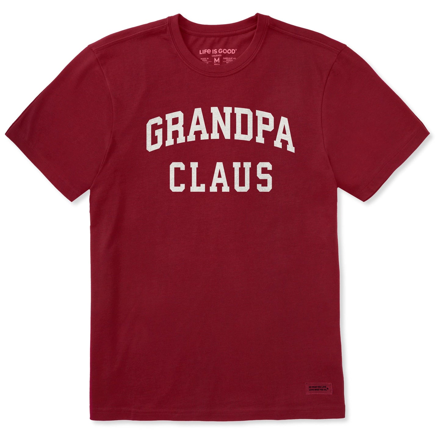 Men's Grandpa Claus Arch Short Sleeve Crusher Tee