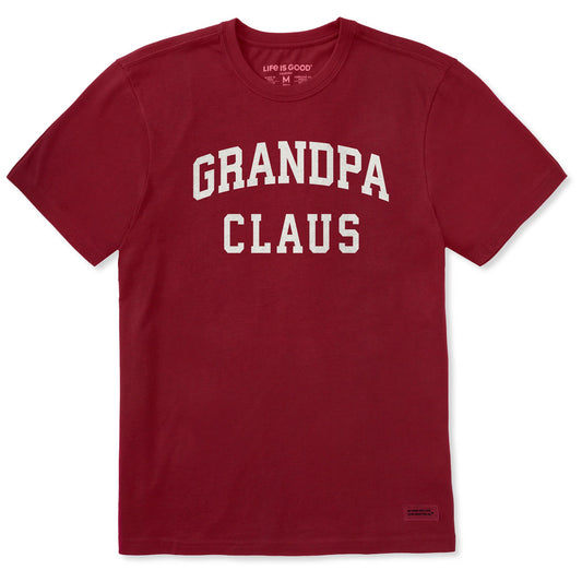 Men's Grandpa Claus Arch Short Sleeve Crusher Tee