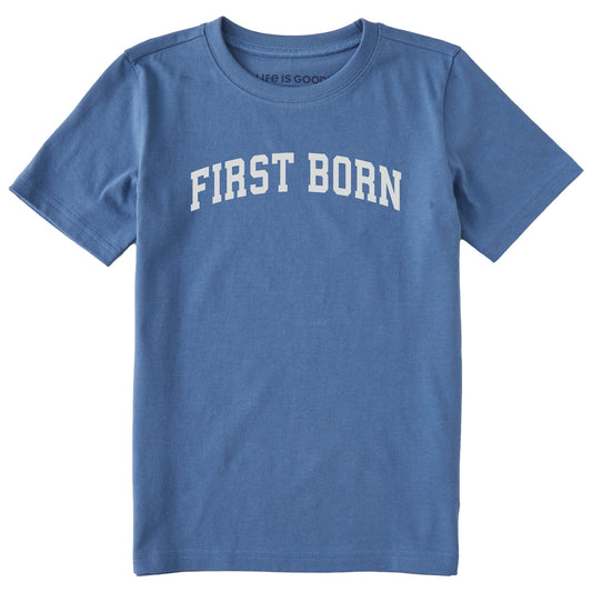 Kids First Born Arch Short Sleeve Crusher Tee