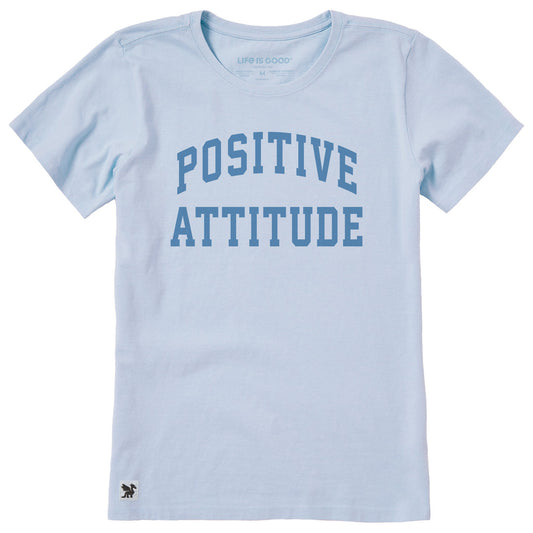 Women's Positive Attitude Arch Short Sleeve Crusher Tee