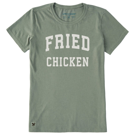 Women's Fried Chicken Arch Short Sleeve Crusher Tee