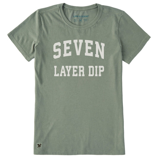 Women's Seven Layer Dip Arch Short Sleeve Crusher Tee