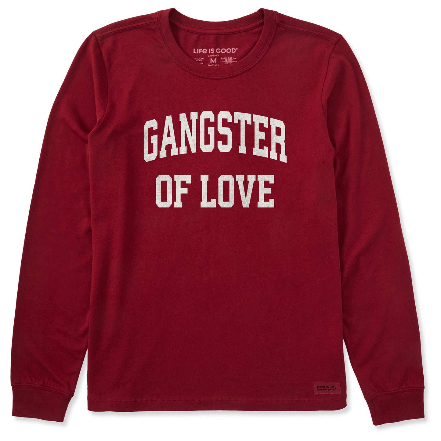 Women's Gangster of Love Arch Long Sleeve Crusher Tee