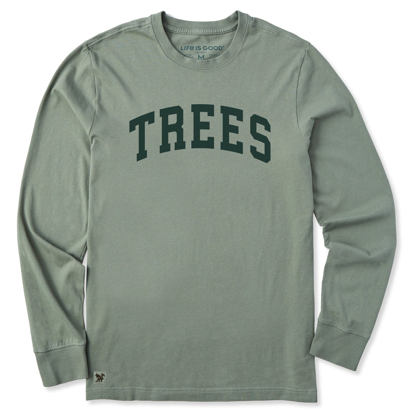 Men's Trees Arch Long Sleeve Crusher Tee
