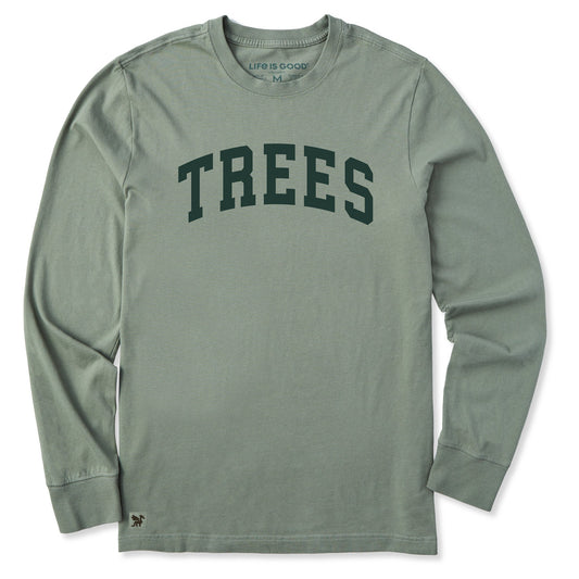 Men's Trees Arch Long Sleeve Crusher Tee