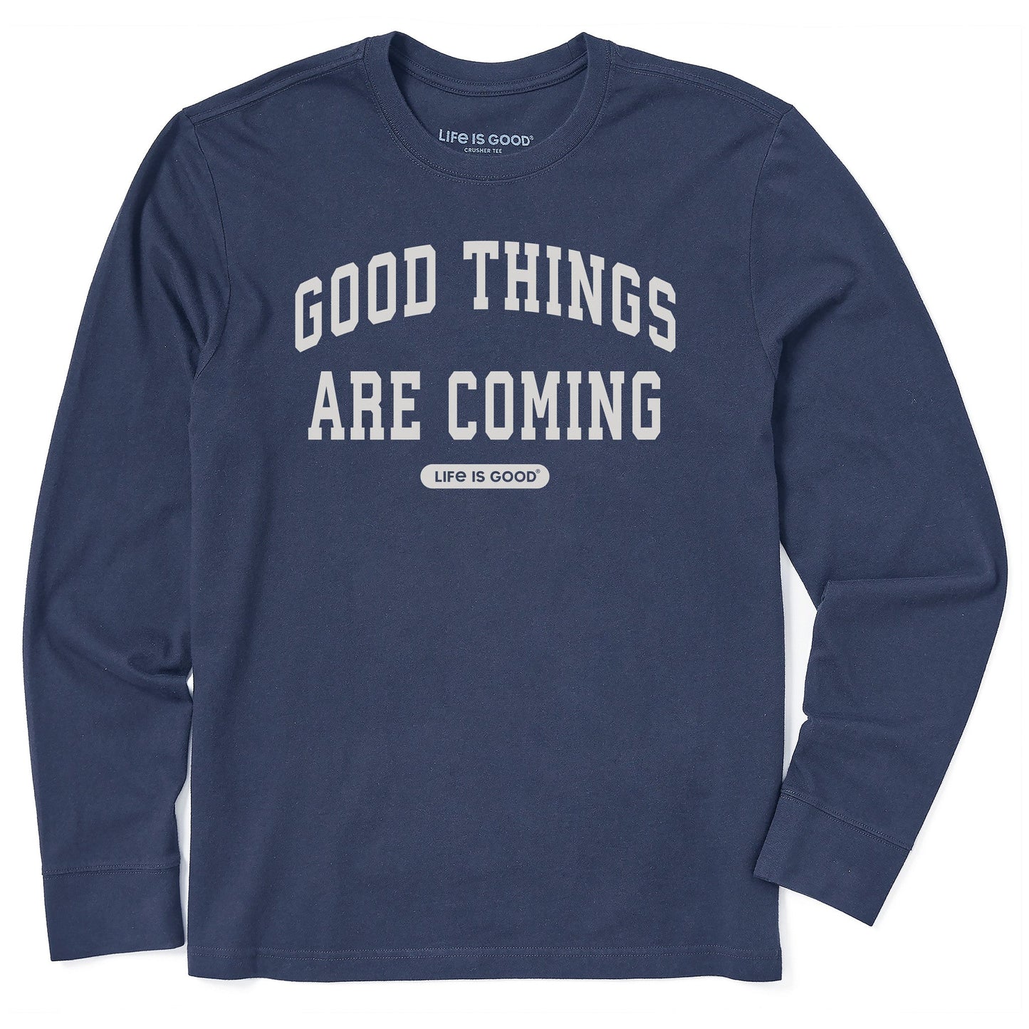Men's Good Things are Coming Arch Long Sleeve Crusher Tee