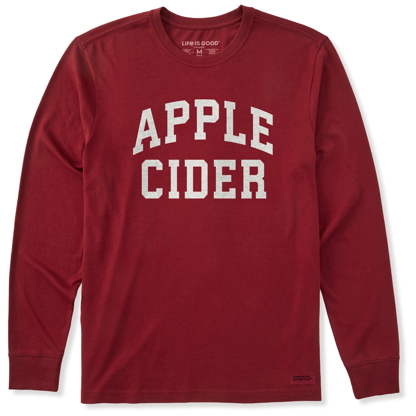 Men's Apple Cider Arch Long Sleeve Crusher Tee