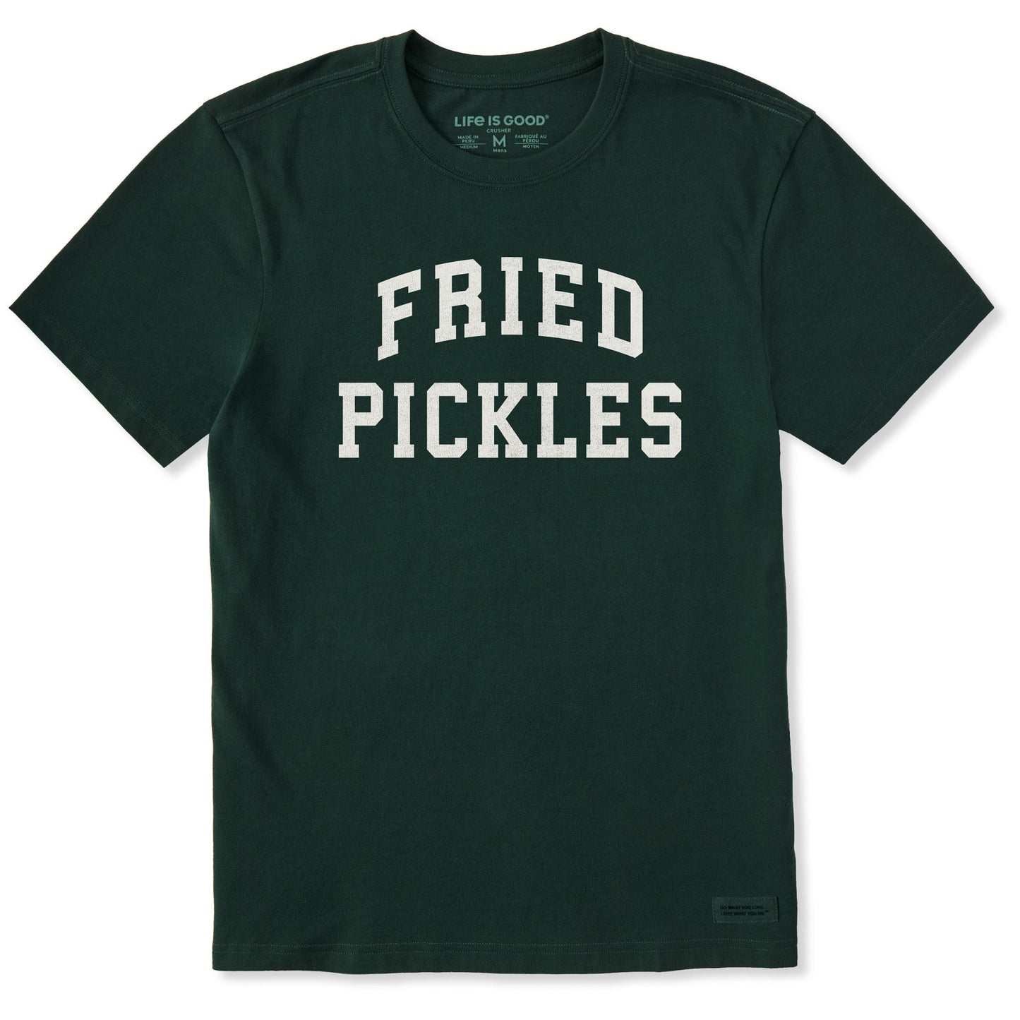 Men's Fried Pickles Arch Short Sleeve Crusher Tee
