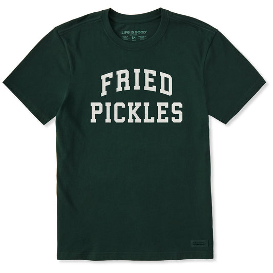Men's Fried Pickles Arch Short Sleeve Crusher Tee
