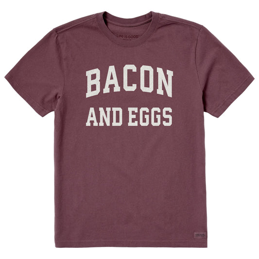 Men's Bacon and Eggs Arch Short Sleeve Crusher Tee