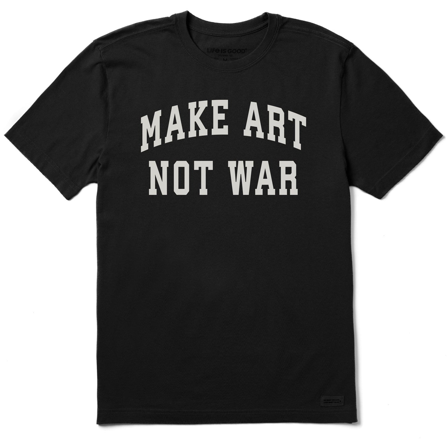 Men's Make Art Not War Arch Short Sleeve Crusher Tee