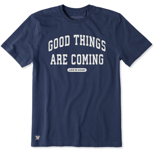 Men's Good Things are Coming Arch Short Sleeve Crusher Tee