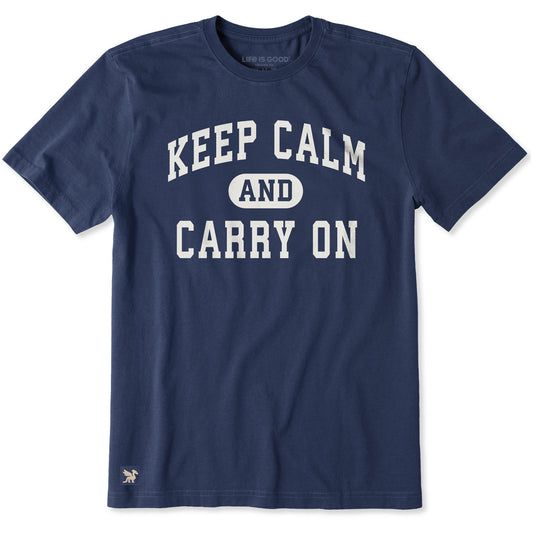 Men's Keep Calm Arch Short Sleeve Crusher Tee