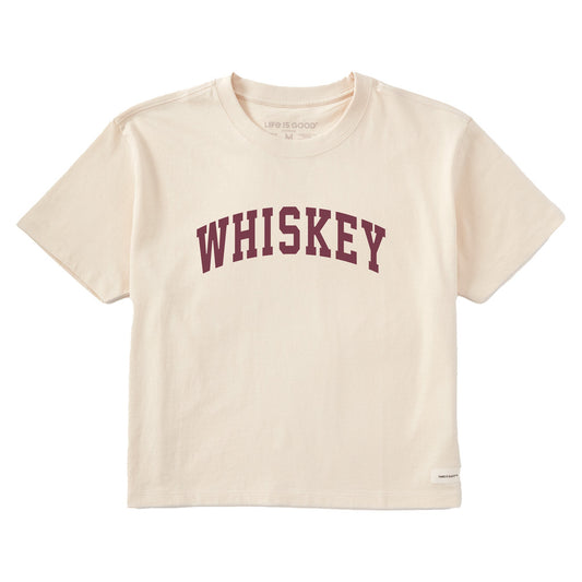 Women's Whiskey Arch Short Sleeve Crusher Boxy Tee