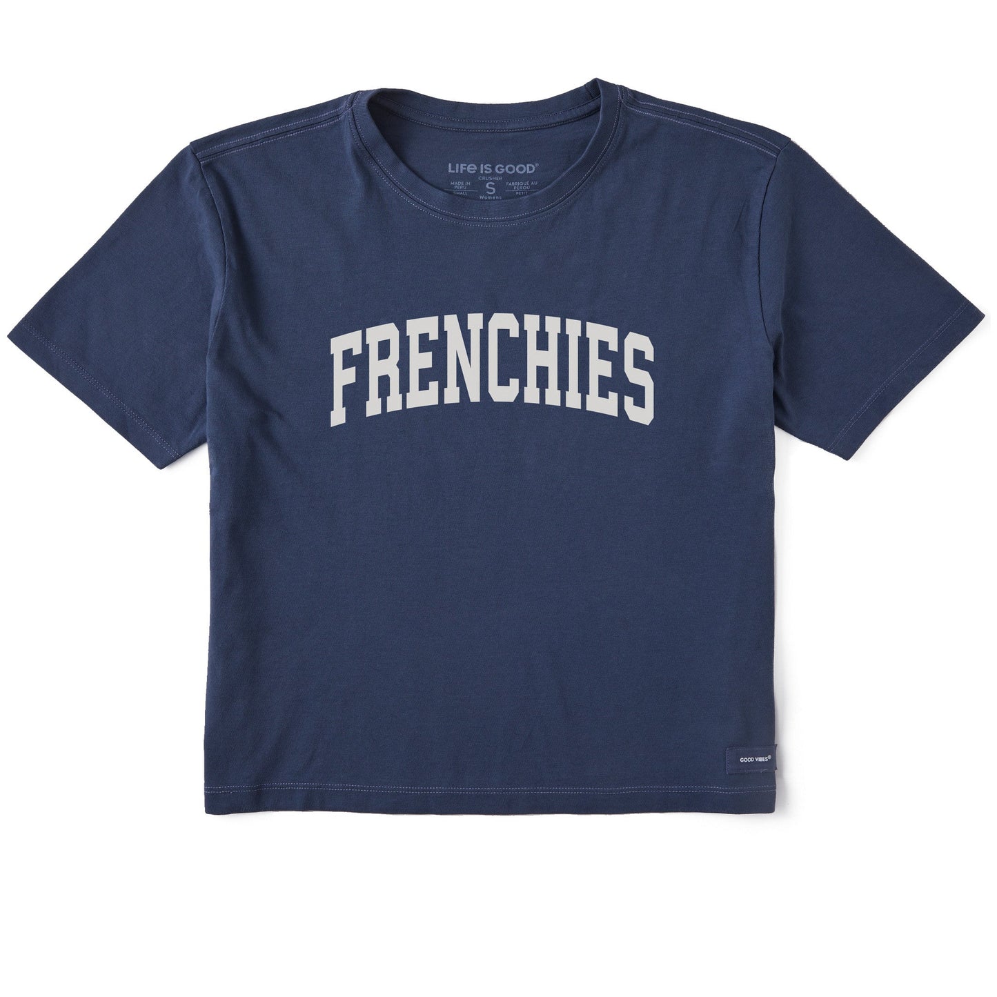 Women's Frenchies Arch Short Sleeve Crusher Boxy Tee