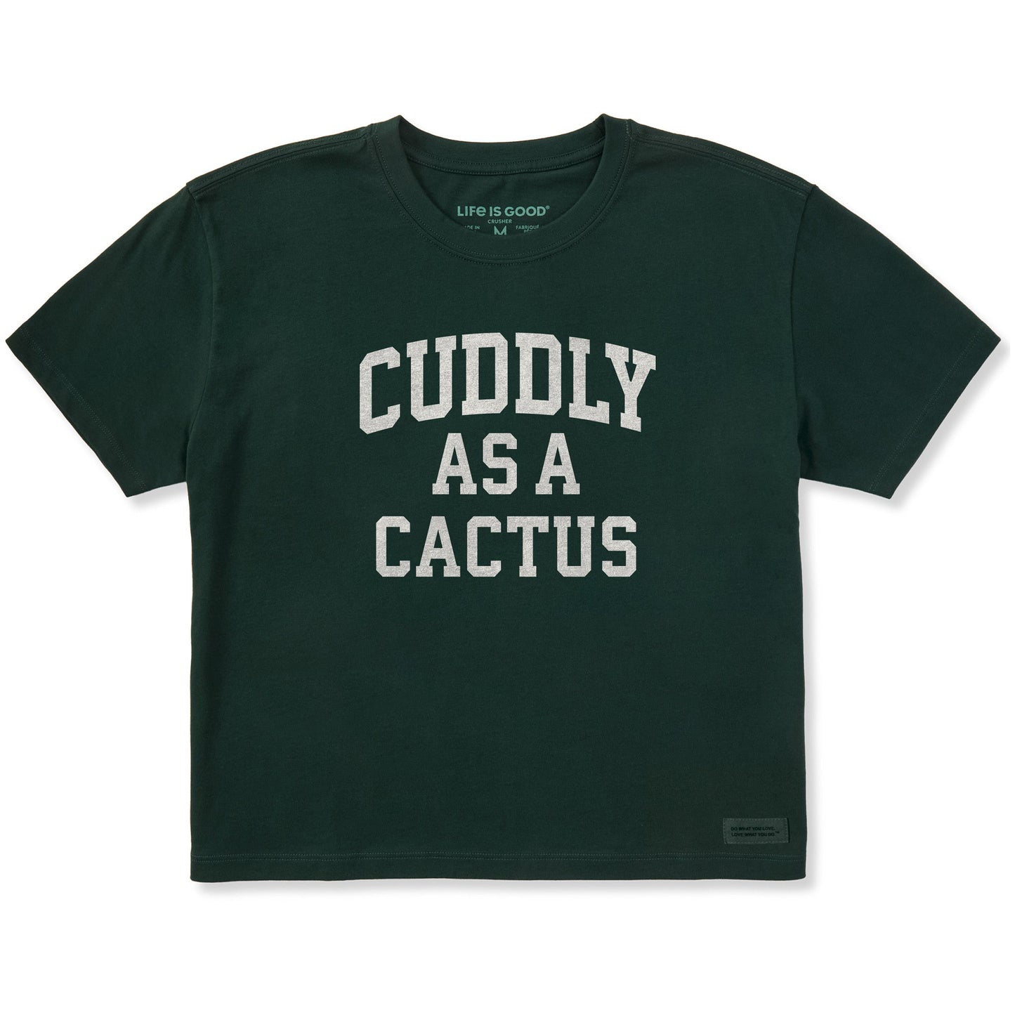 Women's Cuddly as a Cactus Arch Short Sleeve Crusher Boxy Tee