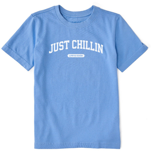 Kids Just Chillin Arch Short Sleeve Crusher Tee