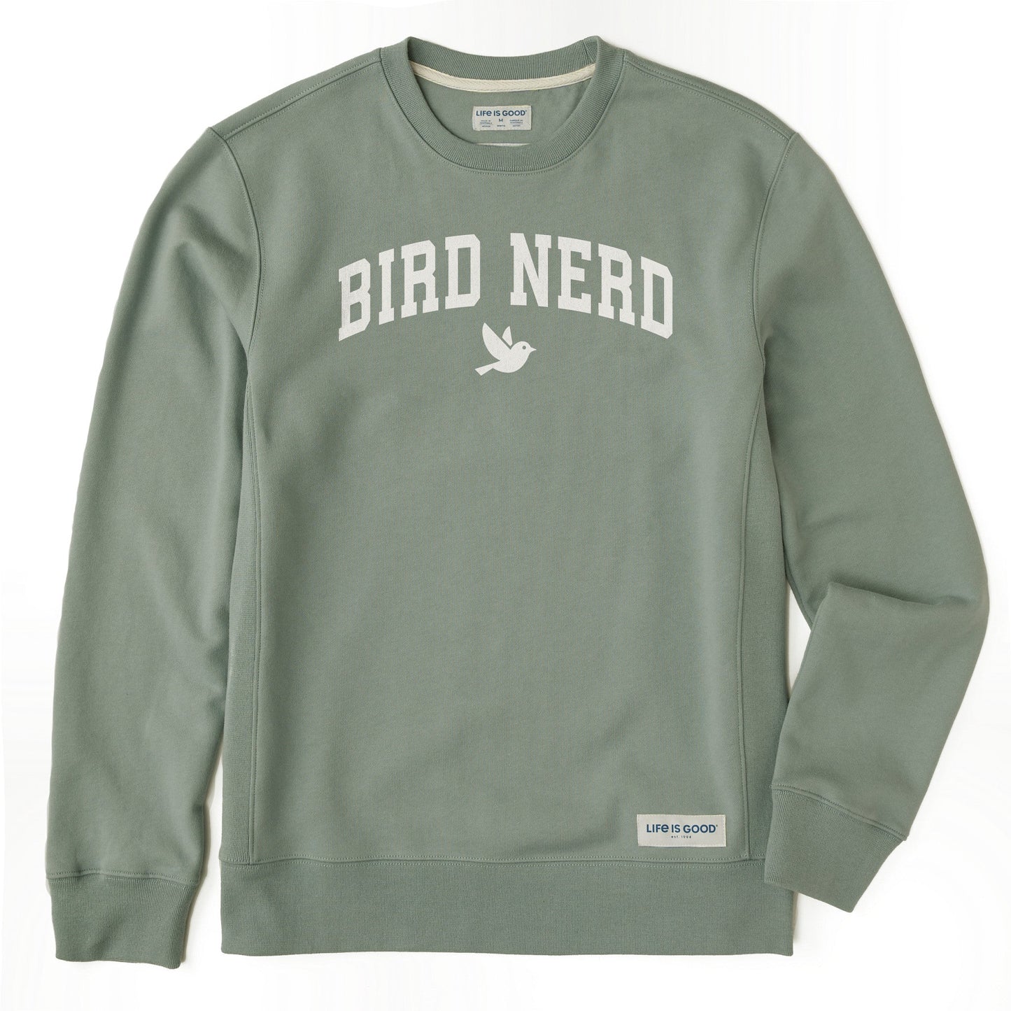Men's Bird Nerd Arch Simply True Fleece Crew