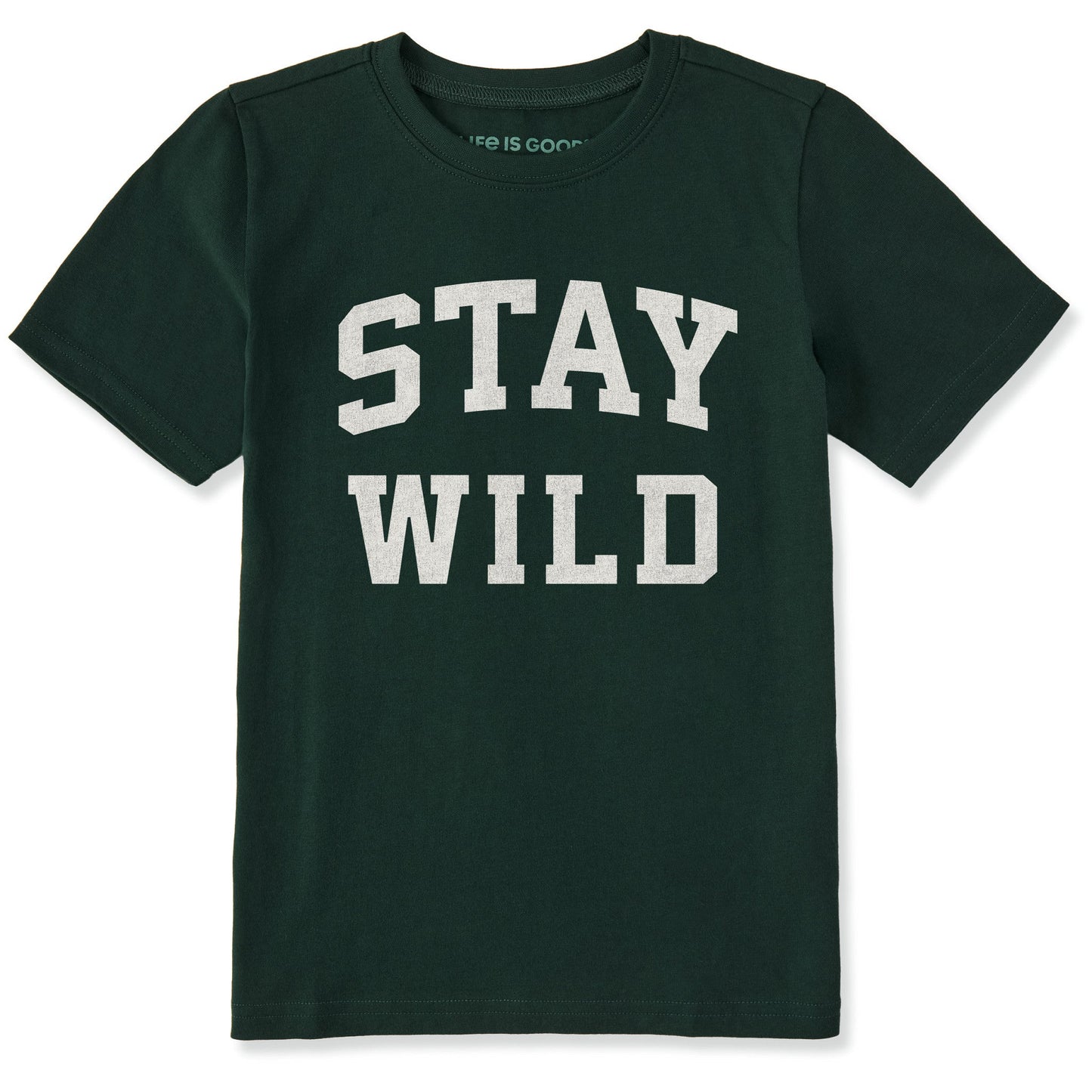 Kids Stay Wild Arch Short Sleeve Crusher Tee