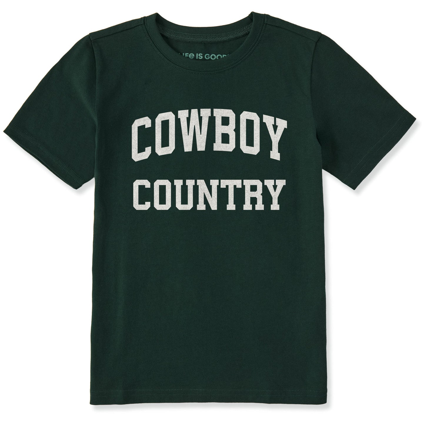 Kids Cowboy Country Arch Short Sleeve Crusher Tee
