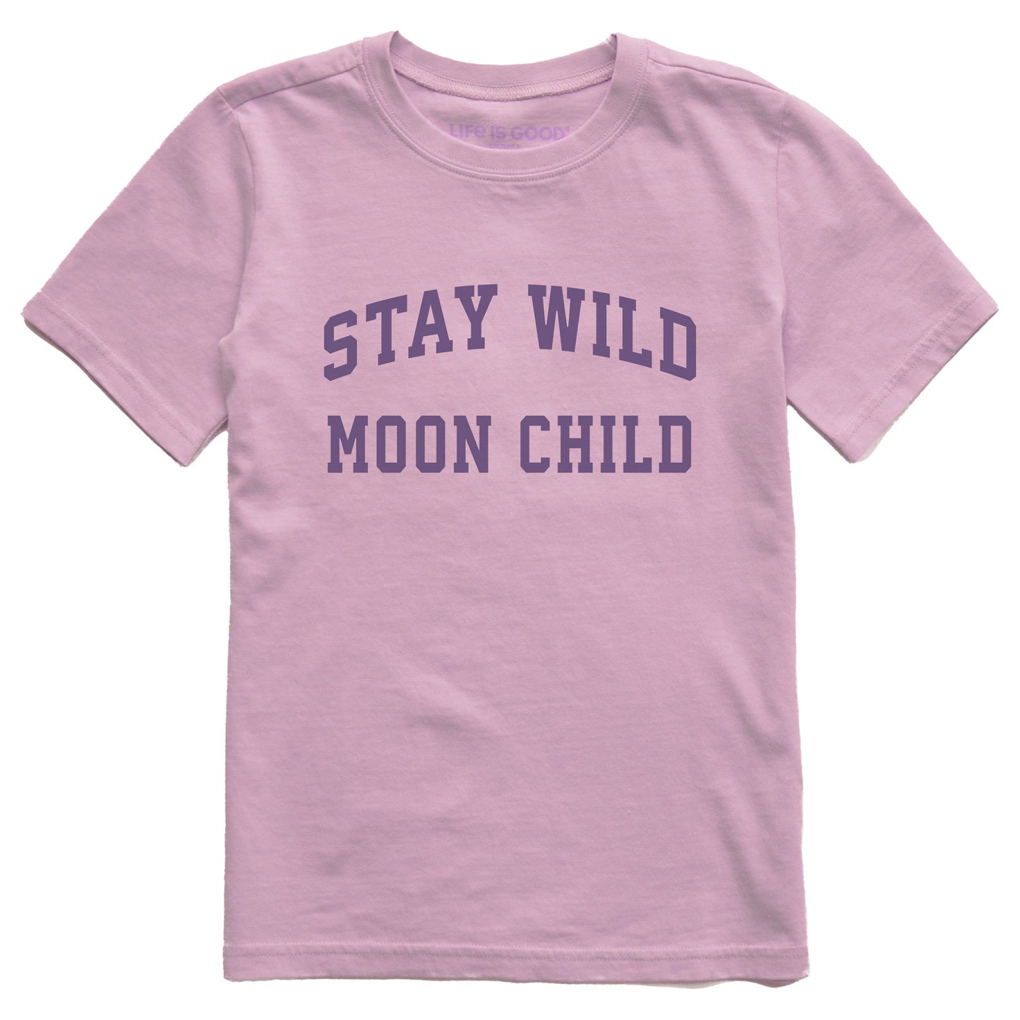 Kids Stay Wild Moon Child Arch Short Sleeve Crusher Tee