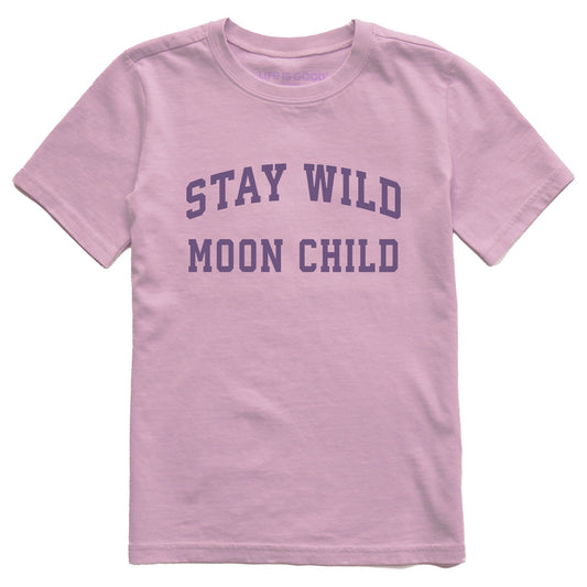 Kids Stay Wild Moon Child Arch Short Sleeve Crusher Tee