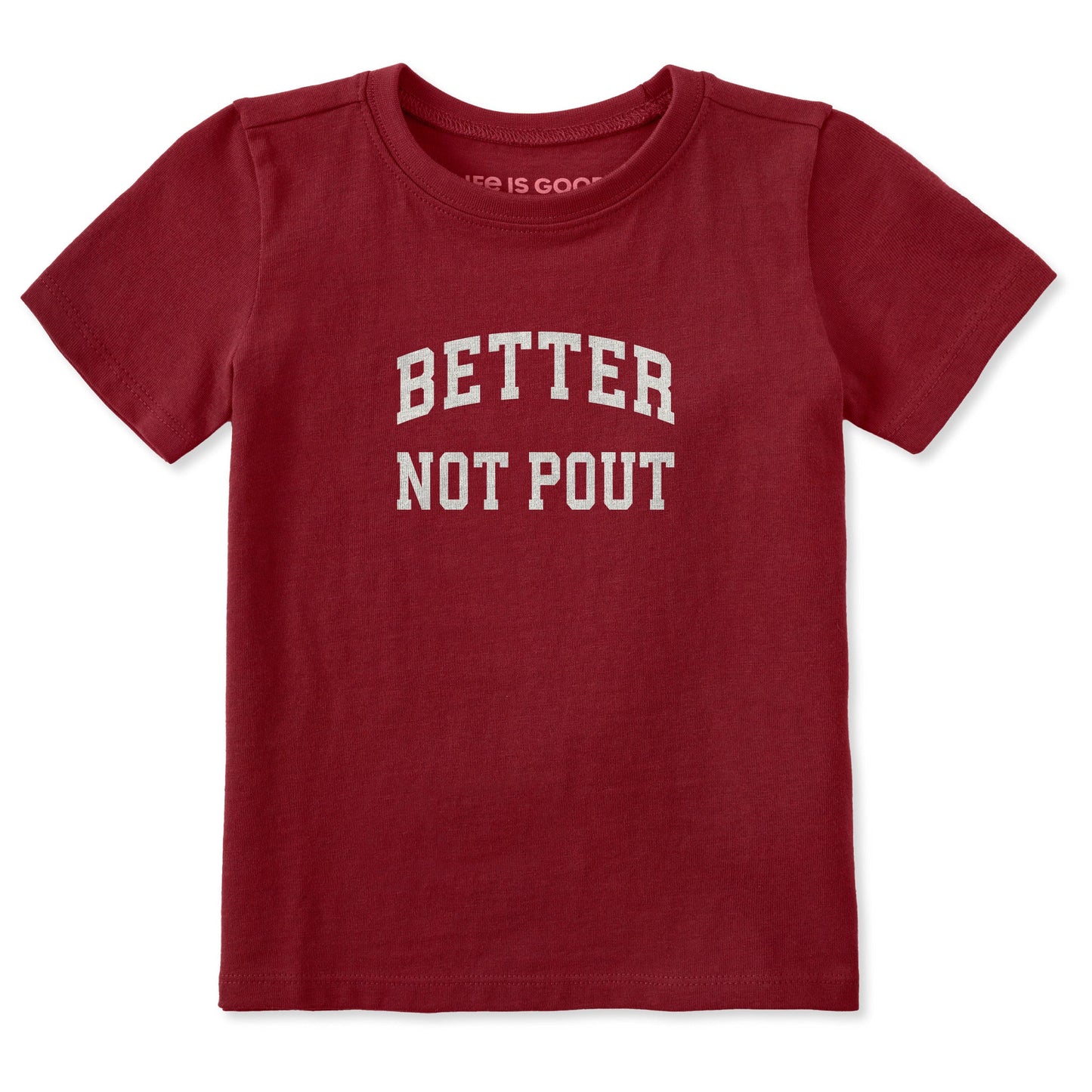 Toddler Better Not Pout Arch Short Sleeve Crusher Tee