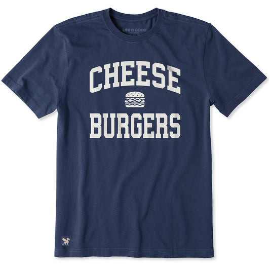 Men's Cheeseburgers Arch Short Sleeve Crusher Tee
