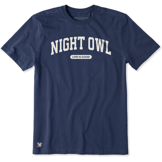 Men's Night Owl Arch Short Sleeve Crusher Tee