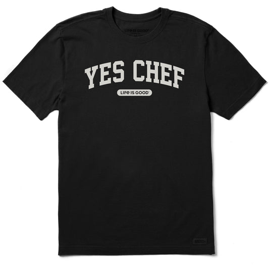 Men's Yes Chef Arch Short Sleeve Crusher Tee