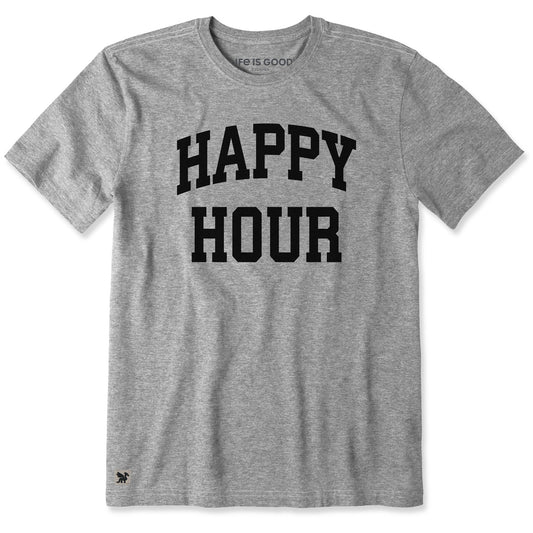 Men's Happy Hour Arch Short Sleeve Crusher Tee