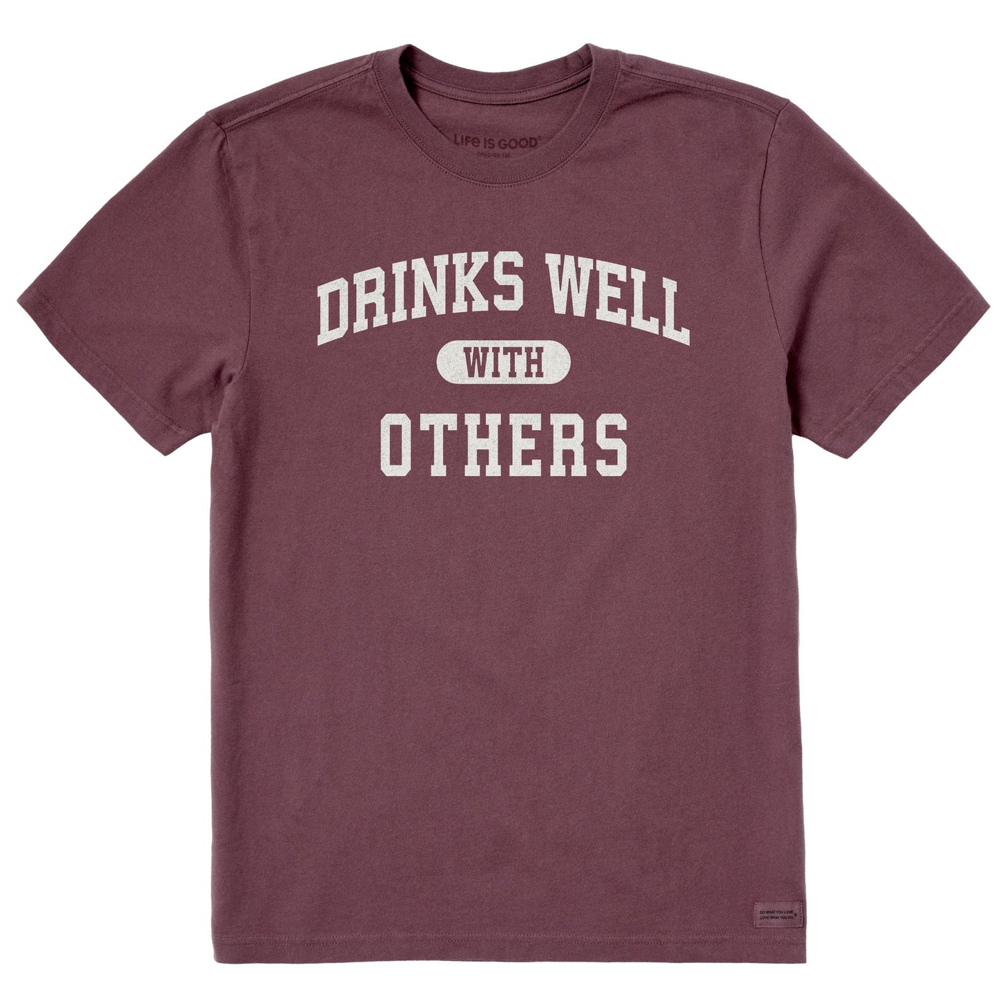 Men's Drinks Well with Others Arch Short Sleeve Crusher Tee