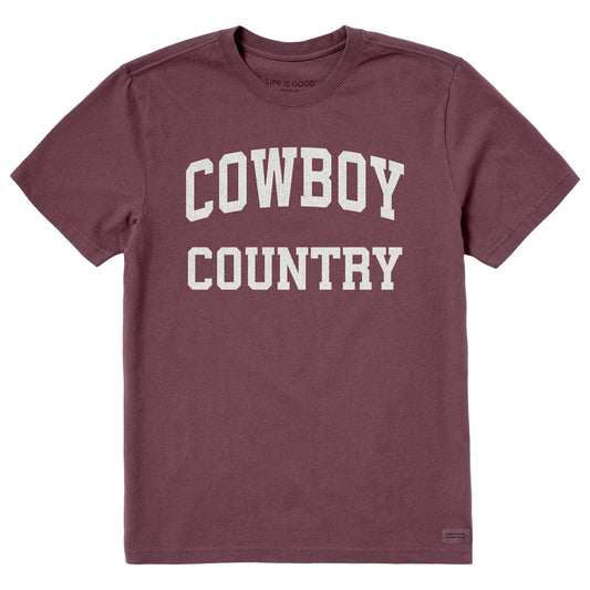 Men's Cowboy Country Arch Short Sleeve Crusher Tee