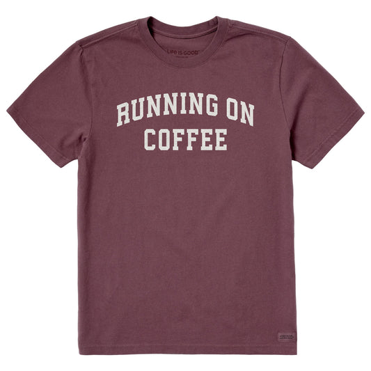 Men's Running on Coffee Arch Short Sleeve Crusher Tee