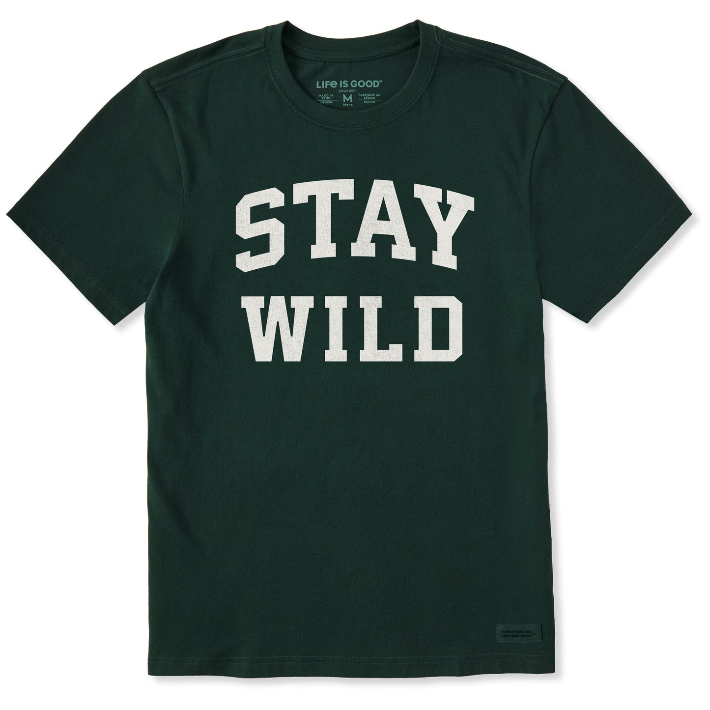 Men's Stay Wild Arch Short Sleeve Crusher Tee