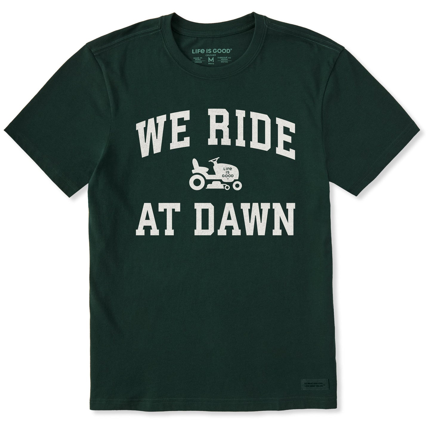 Men's We Ride at Dawn Arch Short Sleeve Crusher Tee