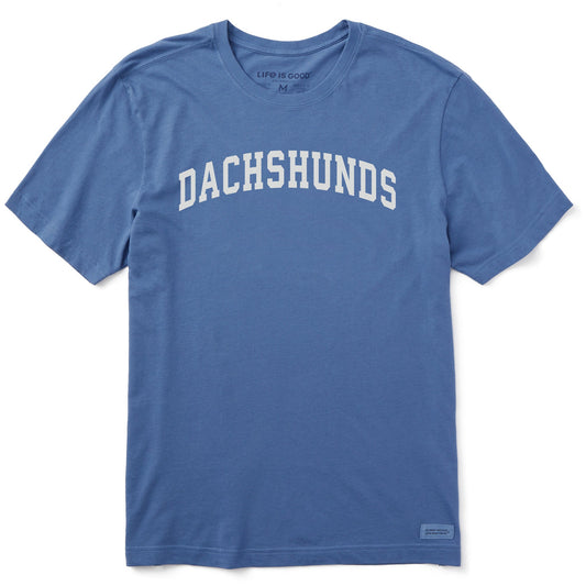 Men's Dachshunds Arch Short Sleeve Crusher Tee