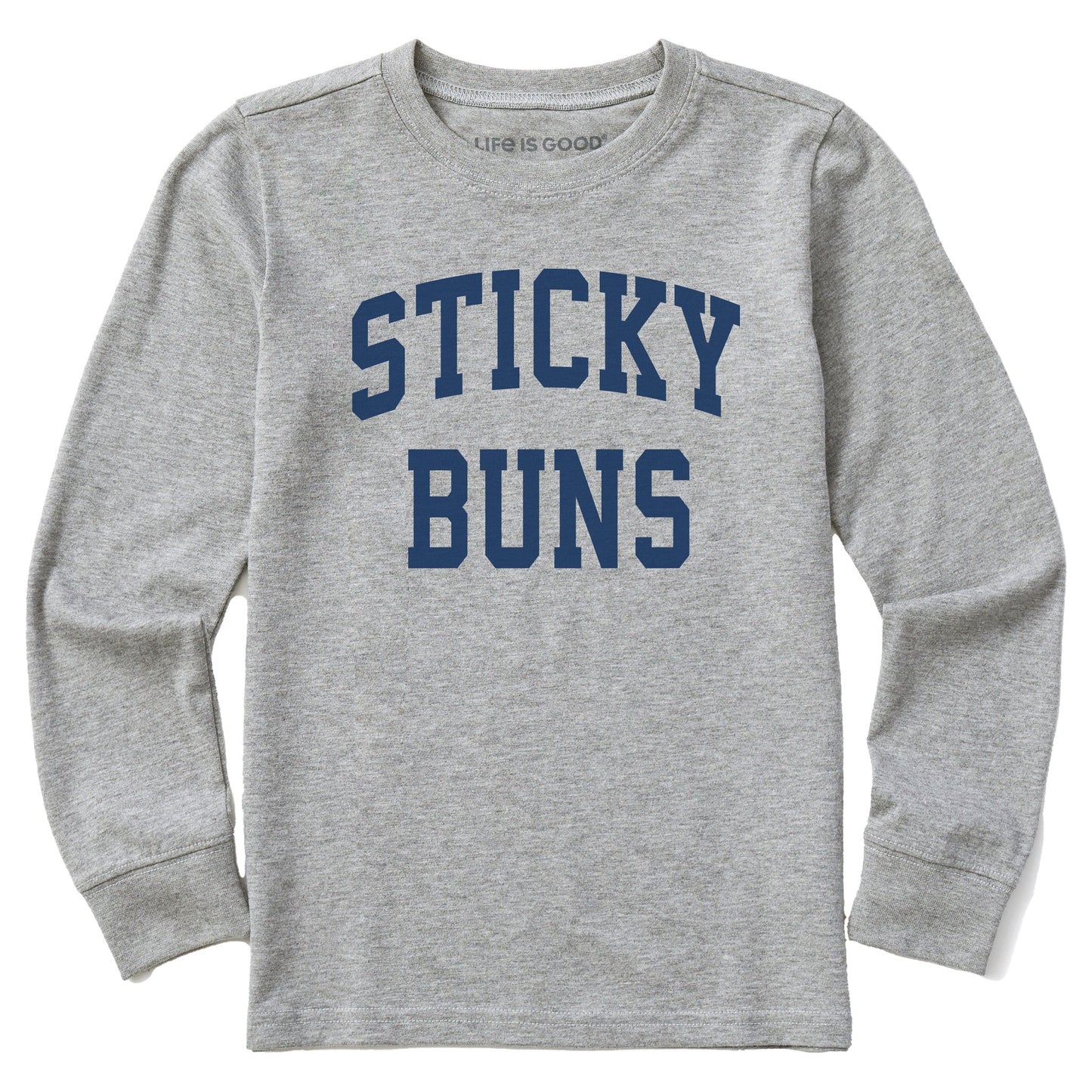 Kids Sticky Buns Arch Long Sleeve Crusher Tee