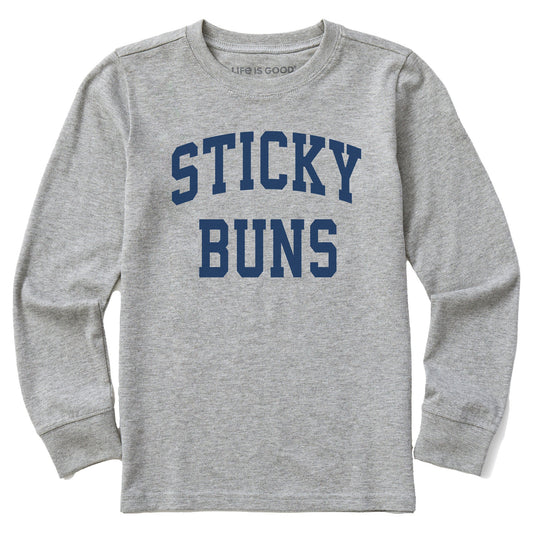 Kids Sticky Buns Arch Long Sleeve Crusher Tee