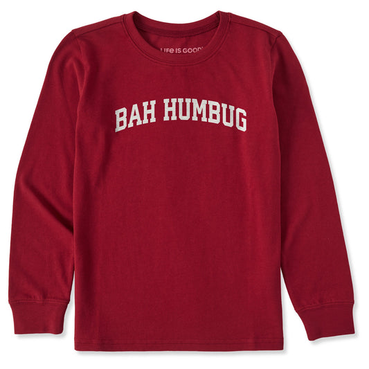 Kids Bah Humbug Arch Long Sleeve Crusher Tee